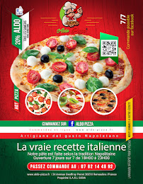 Menu / carte de Aldo Pizza - Uzès à Uzès