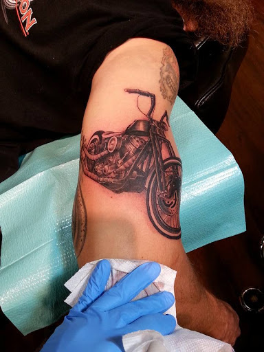 Explore men tattoo ideas sleeve, creative tattoo ideas in Clayton, available at Black Pearl Tattoo Company