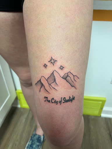 Explore stickman tattoo ideas, creative tattoo ideas in Lexington, available at Wildwood Flower Tattoo