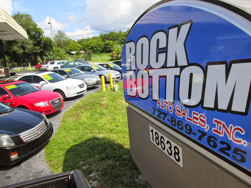 Used Car Dealer «Rock Bottom Auto Sales 19», reviews and photos, 18638 US-19, Hudson, FL 34667, USA
