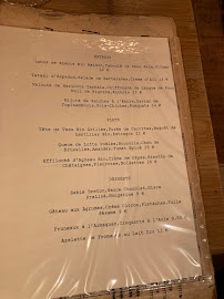 Menu du Restaurant Balthazar à Toulouse