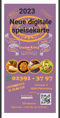 M & EM´s Gemüse Kebap à Plettenberg menu