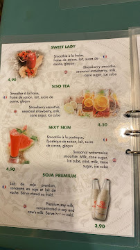 Restaurant vietnamien Bông Sen à Bordeaux (la carte)