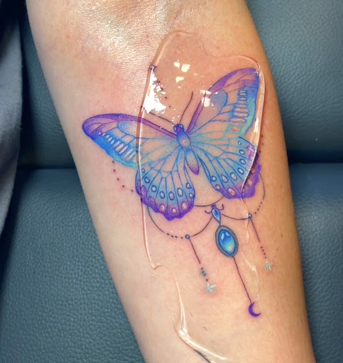 Explore bandana tattoo ideas, creative tattoo ideas in Dublin, available at Ethereal ink - Body & Cosmetic Tattoos