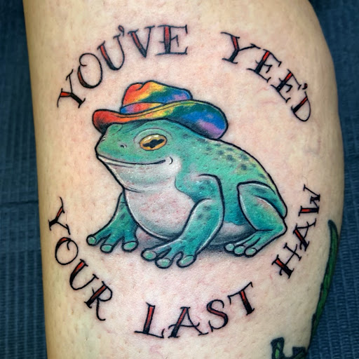 Explore colored tattoo ideas for men, creative tattoo ideas in Dallas, available at Cedar Springs Tattoo & Piercing