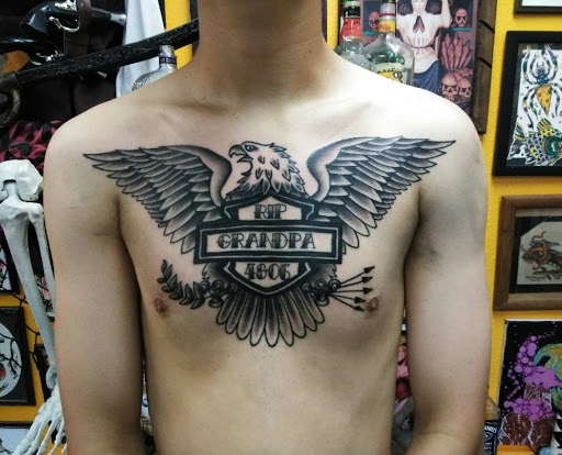 Explore italy tattoo ideas, creative tattoo ideas in Stockton, available at THE PIRATES LOUNGE TATTOO PARLOR