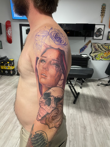 Explore depression tattoos ideas, creative tattoo ideas in Rio Vista, available at Nine Traditional Art Gallery