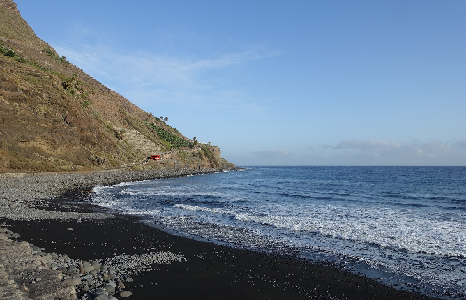 Photo de Playa Hermigua avec plage sans baie