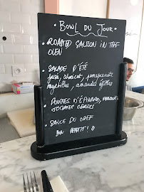Sunday In Soho à Paris menu