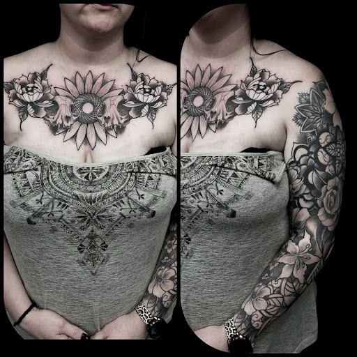 Explore back thigh tattoo ideas, creative tattoo ideas in Casper, available at Final Thoughts