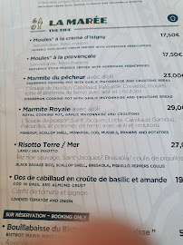 Menu / carte de Bistrot Marin - Restaurant Maussane-les-Alpilles à Maussane-les-Alpilles