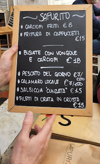 Sapurito Cucina Povera e Pizza | Ristorante tipico Siciliano Palermo centro à Palermo carte