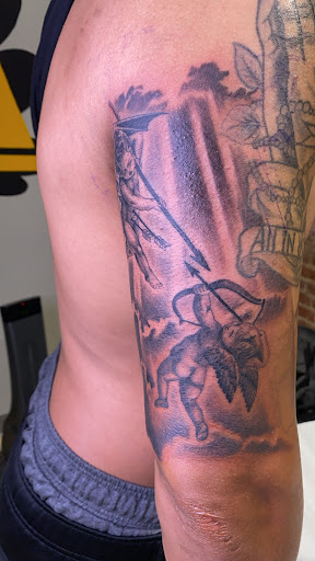 Explore graffiti tattoo ideas, creative tattoo ideas in San Diego, available at Inkfinite Artistry