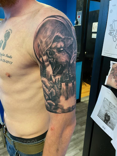 Explore beautiful female tattoo ideas, creative tattoo ideas in Olympia, available at Redpups LACEY Tattoo CO