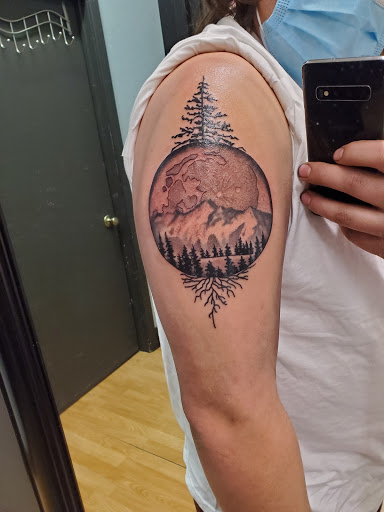 Explore bring me the horizon tattoo ideas, creative tattoo ideas in Albuquerque, available at Route 66 Fine Line Tattoo