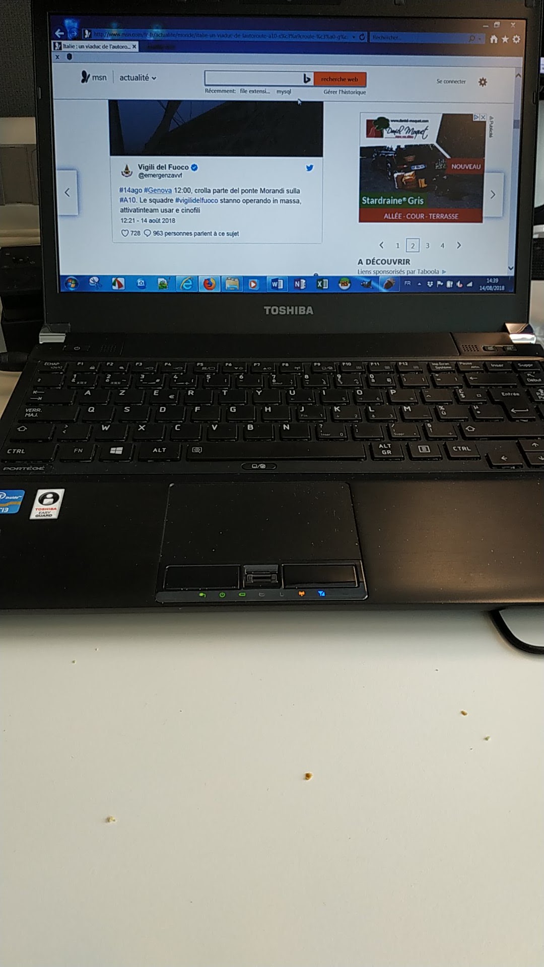 Photo n° 1 de l'avis de Louis.. fait le 14/08/2018 à 12:38