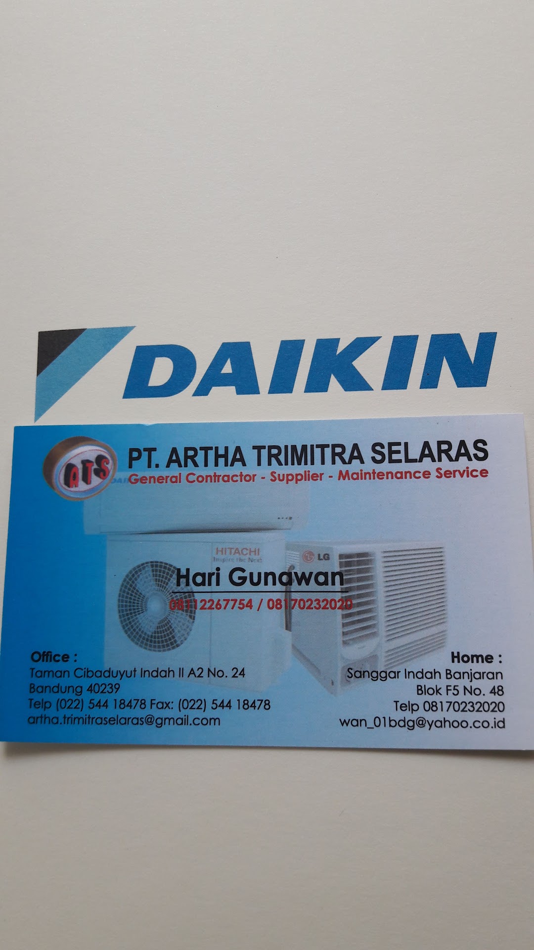 Service AC Daikin Authorized Dealer Bandung