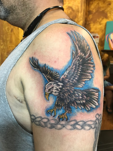 Explore chest tattoo male ideas, creative tattoo ideas in Orlando, available at Good Vibrations Ink Tattoo and Body Piercing