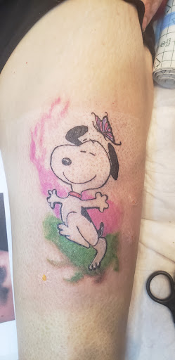 Explore arm tattoo men ideas, creative tattoo ideas in Davis, available at SIX GUN SOUND TATTOO