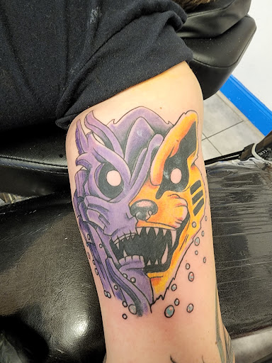 Explore chest tattoo men idea, creative tattoo ideas in Ocean Springs, available at Heart & Daggers Tattoo Studio LLC