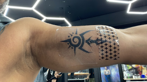 Explore longhorn tattoo ideas, creative tattoo ideas in Hollywood, available at Sacred Eye Tattoos