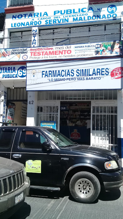 Farmacias Similares 58930, Av Hidalgo 42, Centro, 58930 Zinapecuaro De Figueroa, Mich. Mexico