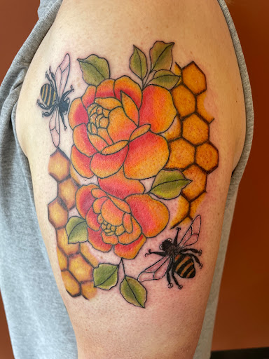 Explore tattoo ideas on rib cage, creative tattoo ideas in Cincinnati, available at Opal Moon Tattoo