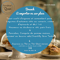 Fenêtre sur Quai à Cérons menu