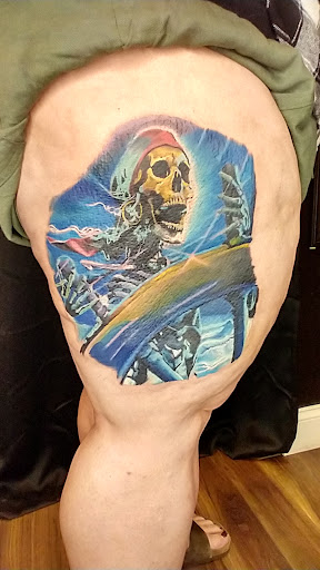 Explore pentagram tattoo ideas, creative tattoo ideas in King Of Prussia, available at The Tattoo Parlour and Lounge