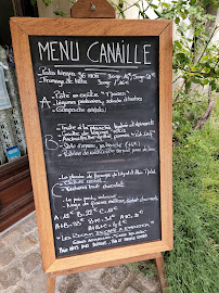 Menu / carte de Café Brunet à Annecy