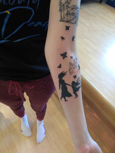 Explore full neck tattoo ideas for men, creative tattoo ideas in Portland, available at Suite C Tattoo