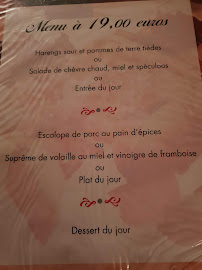 Restaurant tel Père tel Fils à Verdun (la carte)