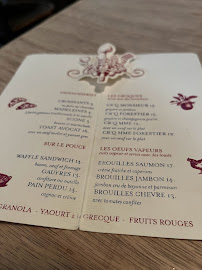 Buvette Paris à Paris menu