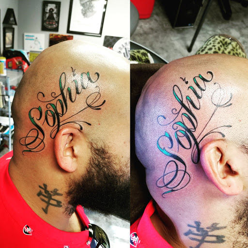 Explore name tattoo ideas for guys, creative tattoo ideas in Tucson, available at Jesses Tattoos & Tattoo Supplies