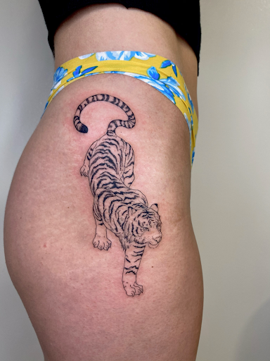 Explore tattoo ideas for 2 daughters names, creative tattoo ideas in New York, available at UPLIFT TATTOO & PIERCING NYC