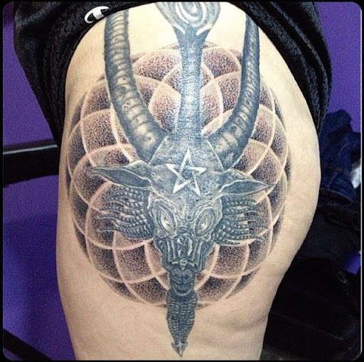 Explore shoulder tattoo ideas for men, creative tattoo ideas in San Diego, available at Sideshow Tattoo and Piercing