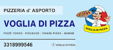 Pizzeria voglia de pizza à Pavone del Mella menu