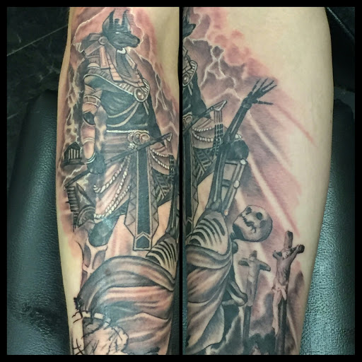 Explore sadness tattoo ideas, creative tattoo ideas in Savannah, available at Tatlyfe Studios