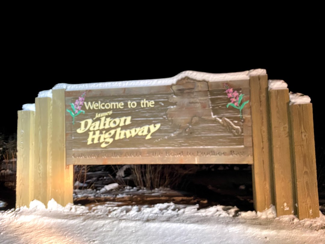 Dalton Highway Welcome Sign