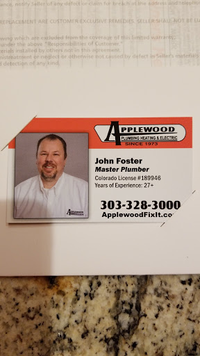 Plumber «Applewood Plumbing Heating & Electric», reviews and photos, 5000 W 29th Ave, Denver, CO 80212, USA