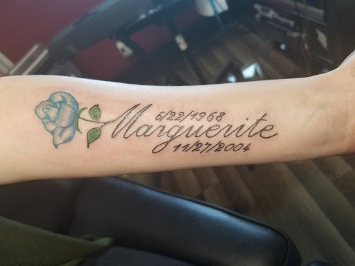 Explore tattoo ideas names on arm, creative tattoo ideas in Arcade, available at 98 South Tattoo and Piercing