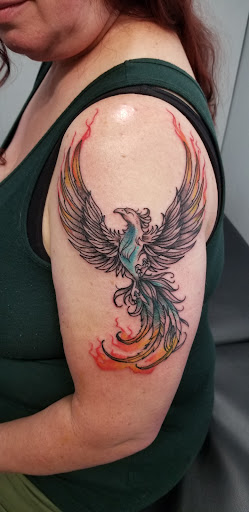 Explore moving tattoo ideas, creative tattoo ideas in Greenwood, available at Salty Siren Tattoo Lounge