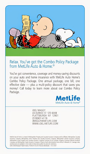 Insurance Agency «MetLife Auto & Home Insurance - Plattsburgh, NY - Joel Maggy Agent», reviews and photos