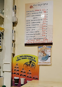 Menu du Melograno - Gelato, Pizza e Caffè a Fontana di Trevi à Rome