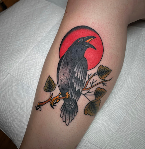 Explore hawk tattoo ideas, creative tattoo ideas in Glenside, available at Yellow Rose Tattoo