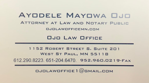 Lawyer «Ojo Law Office - Minnesota», reviews and photos