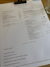 Restaurant MOKKA Café Déjeuner Goûter à Colmar - menu / carte