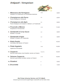 Pizzeria Bei Bani à Sankt Georgen im Schwarzwald (la carte)