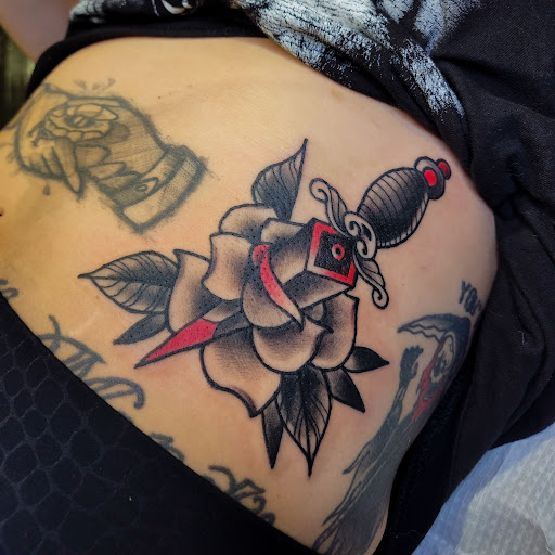 Explore wife name tattoo ideas on chest, creative tattoo ideas in Snohomish, available at Unknown Tattoo Co.