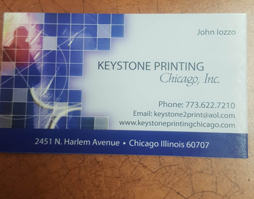 Print Shop «Keystone Printing Chicago, Inc.», reviews and photos, 2451 N Harlem Ave, Chicago, IL 60707, USA